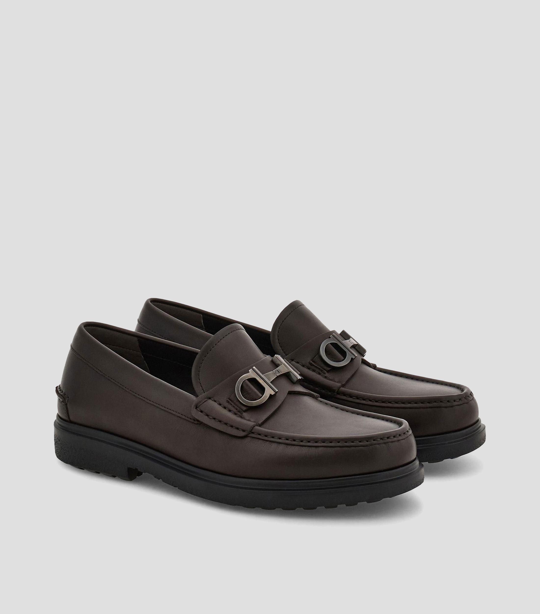 Mocasines con estribo Gancini Hombre